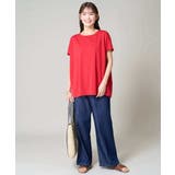 異素材ドッキングチュニックカットソー | a.v.v【WOMEN】 | 詳細画像5 