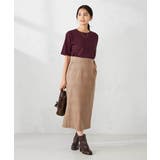 【接触冷感/UVカット/コットン100％】ロールアップハーフスリーブTシャツ | a.v.v【WOMEN】 | 詳細画像22 