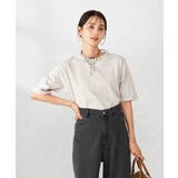 【接触冷感/UVカット/コットン100％】ロールアップハーフスリーブTシャツ | a.v.v【WOMEN】 | 詳細画像27 