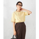 【接触冷感/UVカット/コットン100％】ロールアップハーフスリーブTシャツ | a.v.v【WOMEN】 | 詳細画像3 