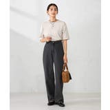 【接触冷感/UVカット/コットン100％】ロールアップハーフスリーブTシャツ | a.v.v【WOMEN】 | 詳細画像30 