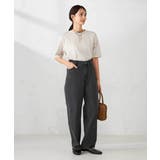 【接触冷感/UVカット/コットン100％】ロールアップハーフスリーブTシャツ | a.v.v【WOMEN】 | 詳細画像31 