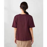 【接触冷感/UVカット/コットン100％】ロールアップハーフスリーブTシャツ | a.v.v【WOMEN】 | 詳細画像37 