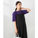 【接触冷感/UVカット/コットン100％】ロールアップハーフスリーブTシャツ | a.v.v【WOMEN】 | 詳細画像9 