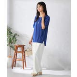 【接触冷感/UVカット/吸水速乾】タックチュニックカットソー | a.v.v【WOMEN】 | 詳細画像18 