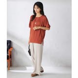 【接触冷感/UVカット/吸水速乾】タックチュニックカットソー | a.v.v【WOMEN】 | 詳細画像7 