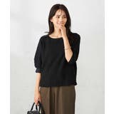 ブラック | ポコポコトップス | a.v.v【WOMEN】