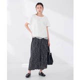 ウェーブレースヘムTシャツ | a.v.v【WOMEN】 | 詳細画像12