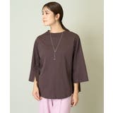 【綿100％】スリットスリーブカットソー | a.v.v【WOMEN】 | 詳細画像2 