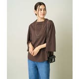 【綿100％】スリットスリーブカットソー | a.v.v【WOMEN】 | 詳細画像3 