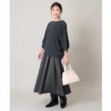 ボーダードルマントップス | a.v.v【WOMEN】 | 詳細画像13 