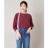 ボーダードルマントップス | a.v.v【WOMEN】 | 詳細画像2 