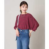 ボーダードルマントップス | a.v.v【WOMEN】 | 詳細画像4 