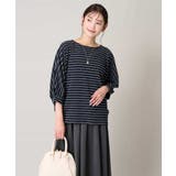 ボーダードルマントップス | a.v.v【WOMEN】 | 詳細画像9 