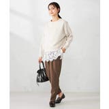 レースヘムタンクトップ | a.v.v【WOMEN】 | 詳細画像7 