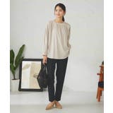 ギャザーネックドルマントップス | a.v.v【WOMEN】 | 詳細画像21 