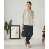 ギャザーネックドルマントップス | a.v.v【WOMEN】 | 詳細画像22 