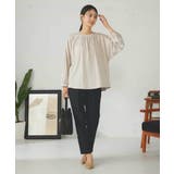 ギャザーネックドルマントップス | a.v.v【WOMEN】 | 詳細画像23 