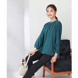 ギャザーネックドルマントップス | a.v.v【WOMEN】 | 詳細画像5 