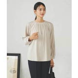 グレージュ | ギャザーネックドルマントップス | a.v.v【WOMEN】