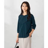 グリーン | シアーラッフルトップス | a.v.v【WOMEN】