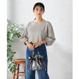 ボーダードルマントップス | a.v.v【WOMEN】 | 詳細画像10 