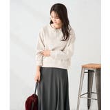 刺繍ロゴショートダンボールスウェット | a.v.v【WOMEN】 | 詳細画像16 