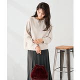 刺繍ロゴショートダンボールスウェット | a.v.v【WOMEN】 | 詳細画像18 