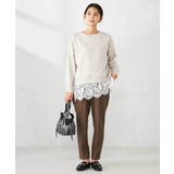 刺繍ロゴショートダンボールスウェット | a.v.v【WOMEN】 | 詳細画像25 