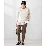 刺繍ロゴショートダンボールスウェット | a.v.v【WOMEN】 | 詳細画像26 