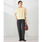 刺繍ロゴショートダンボールスウェット | a.v.v【WOMEN】 | 詳細画像8 