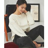 アイボリー | フクレジャガードクロップドトップス | a.v.v【WOMEN】