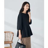 【WEB限定】シフォンスリーブペプラムトップス | a.v.v【WOMEN】 | 詳細画像10 