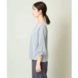 タックスリーブストライプトップス | a.v.v【WOMEN】 | 詳細画像16 