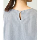 タックスリーブストライプトップス | a.v.v【WOMEN】 | 詳細画像19 