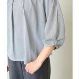 タックスリーブストライプトップス | a.v.v【WOMEN】 | 詳細画像20 