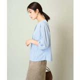 タックスリーブストライプトップス | a.v.v【WOMEN】 | 詳細画像4 