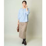 タックスリーブストライプトップス | a.v.v【WOMEN】 | 詳細画像5 