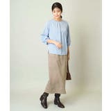 タックスリーブストライプトップス | a.v.v【WOMEN】 | 詳細画像8 