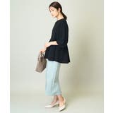 シフォンスリーブペプラムトップス | a.v.v【WOMEN】 | 詳細画像22 