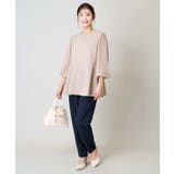 シフォンスリーブペプラムトップス | a.v.v【WOMEN】 | 詳細画像6 