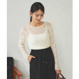 ストレッチレーストップス | a.v.v【WOMEN】 | 詳細画像1 