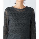 ストレッチレーストップス | a.v.v【WOMEN】 | 詳細画像16 