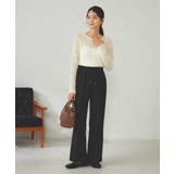 ストレッチレーストップス | a.v.v【WOMEN】 | 詳細画像25 