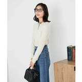 アイボリー | ボートネックラメトップス | a.v.v【WOMEN】