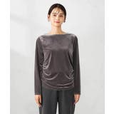 ギャザーベロアトップス | a.v.v【WOMEN】 | 詳細画像18 