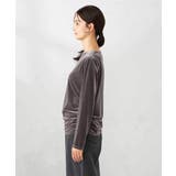 ギャザーベロアトップス | a.v.v【WOMEN】 | 詳細画像19 