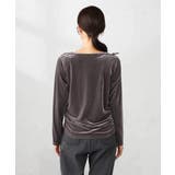 ギャザーベロアトップス | a.v.v【WOMEN】 | 詳細画像20 