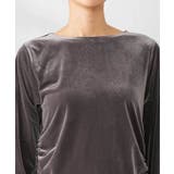 ギャザーベロアトップス | a.v.v【WOMEN】 | 詳細画像21 