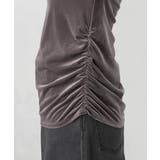 ギャザーベロアトップス | a.v.v【WOMEN】 | 詳細画像23 